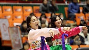 [포토] 치어리더 ‘한복 입고!’