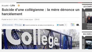 [굿모닝!]프랑스 여중생도 왕따 비관 자살