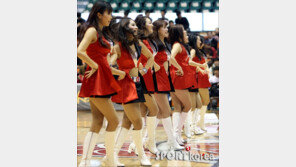 [포토] 치어리더 ‘늘씬한 각선미를 뽐내며!’