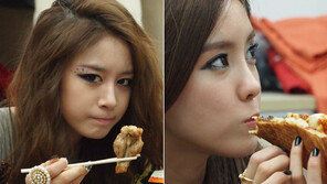 ‘러비더비’ 티아라, 폭풍 흡입 직찍 ‘배달음식 힘들어요’