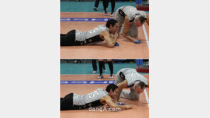 [포토] 침발라 코트 정비하는 수니아스와 마틴