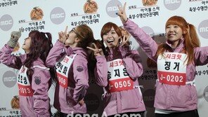 [포토] 시크릿, 벌써부터 우승 세리머니 ‘승리의 V’