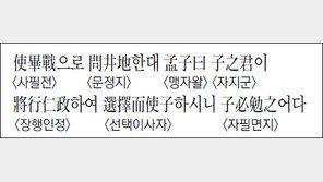 [한자 이야기]<1321>使畢戰으로 問井地한대…