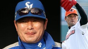 류중일 감독 “박찬호 무섭다”