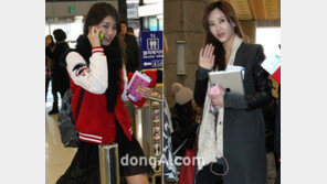 수지-지나 vs 보라-현아, 청순·시크 공항패션 대결