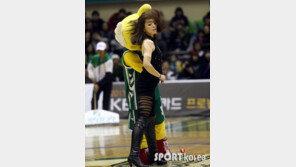 [포토] 치어리더 ‘마스코트와 함께 섹시 댄스’