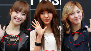 [포토] 빅토리아-비키-루나, 소심한 시스루룩 ‘선정성 제로’