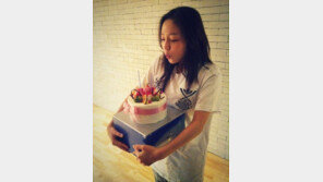 구하라, 생일 인증샷… “13일의 금요일에 생일이네!”