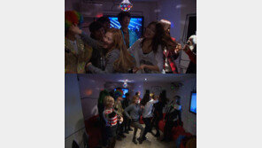 소녀시대 노는 모습, 노래방에서 포착