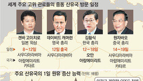 “대체 원유 잡아라”… 韓-中-日-英 각료들 중동서 외교전쟁
