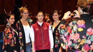 [포토] 김연아, 애국심 때문에 미소실종 ‘한복 입어줬다면~’