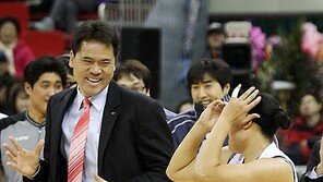 [포토]로벌슨 "감독님 함께 춤을 춰요"