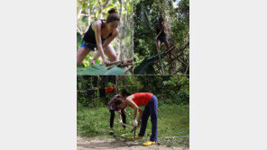 전혜빈, 능숙한 톱질-칼질에 나무 오르기까지 ‘여자 김병만’