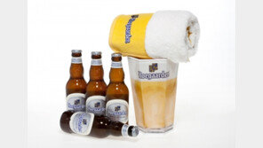 호가든 “부드러운 거품으로 무릎을 덮어봐”