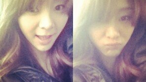 지나, 너무한 민낯 셀카? ‘눈 크기가 1/2’