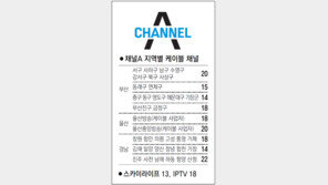 [부산/경남]채널A 지역별 케이블 채널