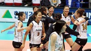 황민경 불꽃서브, ‘흥국’ 무장해제