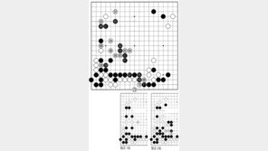 [바둑]제55회 국수전… 팔랑개비처럼 얽힌 모양