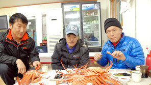 [허영만의 ‘자전거 식객’] 스톱!…대게 앞에 배꼽시계도 오작동　