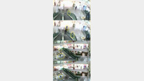 에스컬레이터 아이 추락, 침착하게 받아내 “슈퍼맨 따로 없어”