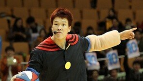 [포토]송창무 ‘난 농구장 뽀빠이!’