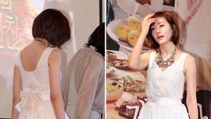 [SD포토] 성유리, 초미니 순백 원피스 ‘아찔하네’