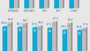 대기업 경영건전성 42.1점 ‘낙제’… 두산만 61점 체면치레