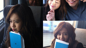 고아라, KTX타고 깜찍 인증샷 ‘여신미모’