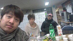 유상무-유세윤, 피골상접 셀카 “개그는 어럽다”