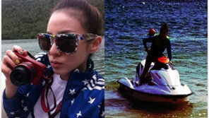 산다라박, ‘해변의 여인’ 미모 과시…제트스키 타고