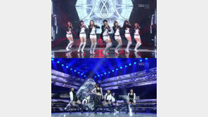 달샤벳-나인뮤지스, 걸그룹 섹시 카리스마 파격무대 눈길