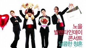 노을 밸렌타인데이 콘서트, 엠블랙-나비-홍경민-틴탑 총출동