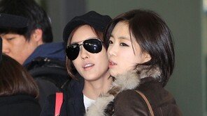 [포토] 티아라 효민, ‘우리 은정 언니 아프지마~’