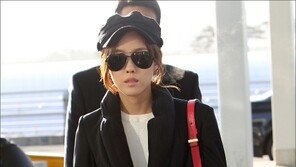 [포토] 티아라 효민 ‘톡톡튀는 보잉선글래스’