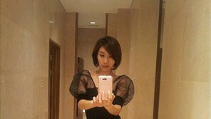 곽현화, 양파망 의상 입고 셀카 ‘화장실이야?’