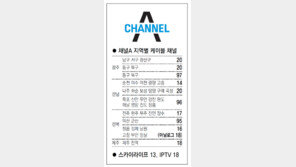 [광주/전남][전북][제주]채널A 지역별 케이블 채널 