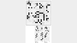 [바둑]제55회 국수전… 흑 111, 탄탄한 수