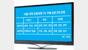 어? 강남이 싼 TV - 강북이 비싼 TV 더 사네