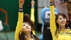 [포토] 치어리더, 하늘에 삿대질…‘섹시 넘버원!’