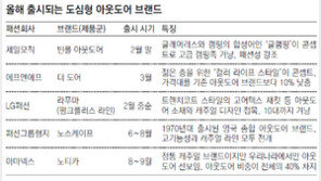 올해 패션업계는 ‘도심형 아웃도어’ 大戰