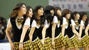 [포토] 치어리더, 단체로 섹시 스쿨룩…‘언니들의 반란’
