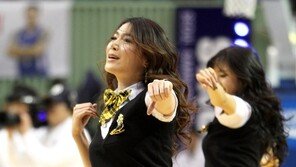 [포토] 치어리더, 아슬아슬 치마길이…‘1인치의 힘’