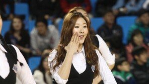 [포토] 치어리더, 튼실한 꿀벅지… ‘어머나’는 반전?