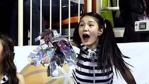 [포토] 응원하던 치어리더, 뿔났다…무슨 일이?