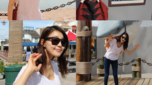 한지혜, 티셔츠 하나 입었을 뿐 ‘자체발광’