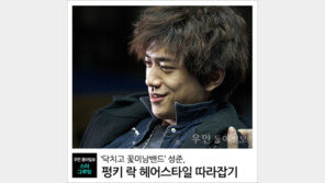 [우먼 동아일보 스타 그루밍] ‘닥치고 꽃미남밴드’ 성준, 펑키 락 헤어스타일 따라잡기