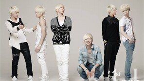 ‘금발 미소년’ B.A.P, 이기적인 ‘기럭지’ 모델 포스 발산