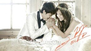 중국판 ‘우결’ 부신보-효민, 웨딩 사진 속 ‘함박웃음’