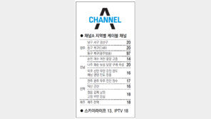 [광주/전남][전북][제주]채널A 지역별 케이블 채널