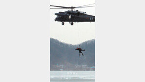 공군 혹한기 구조훈련 ‘든든’